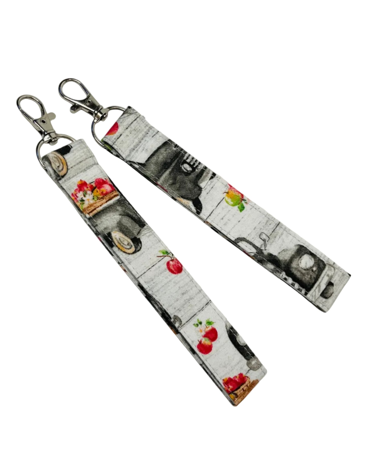 Fall Themed Keychain Wristlet Lanyard
