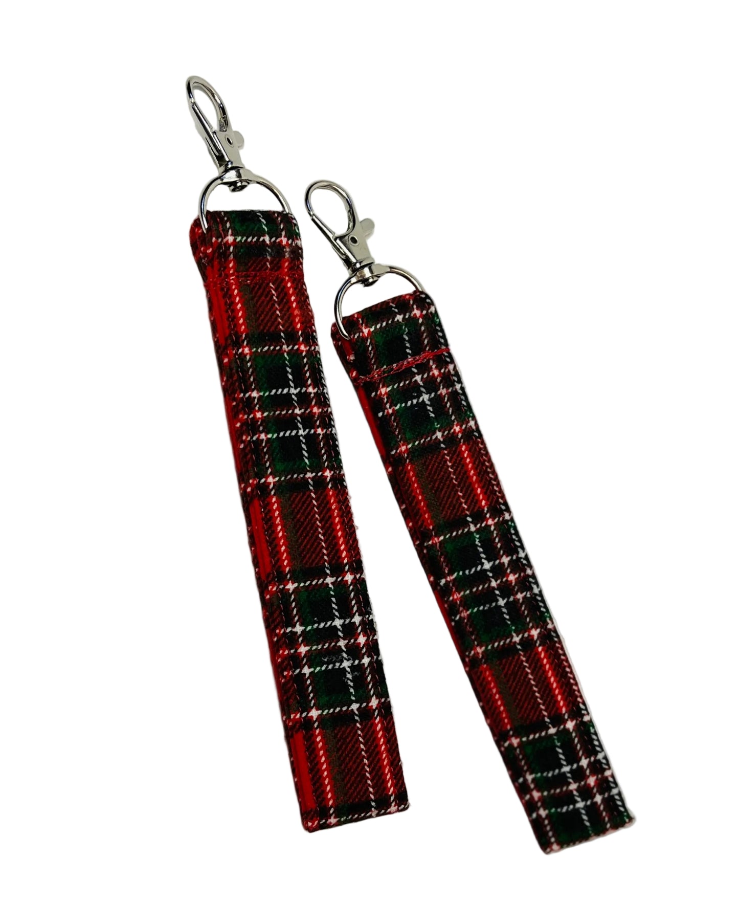 Winter Holiday Themed Keychain Wristlet Lanyard