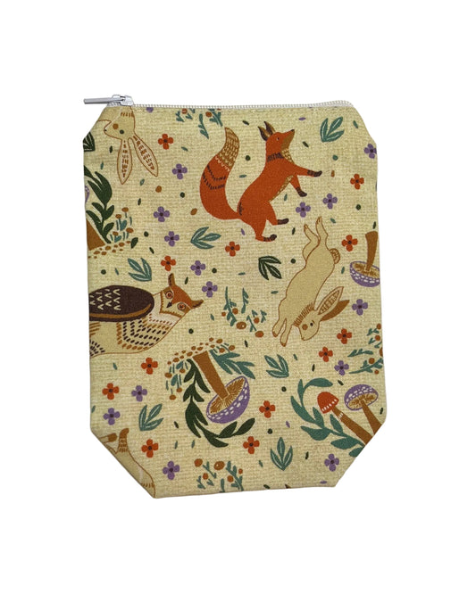 Cottage Core Themed Makeup Bag