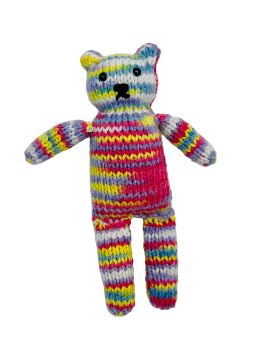 Hand Knitted Mini Bear Plush