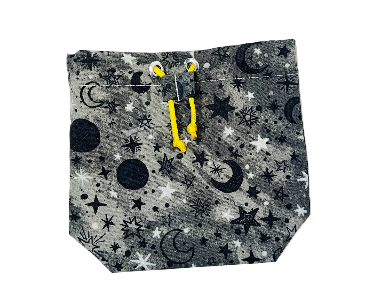 Whimsigoth Grey Celestial Dice Bag