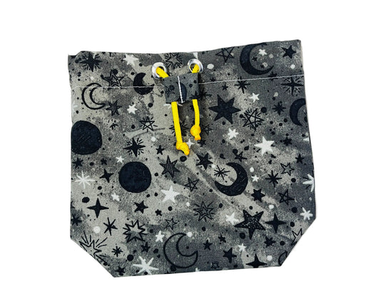 Whimsigoth Grey Celestial Dice Bag