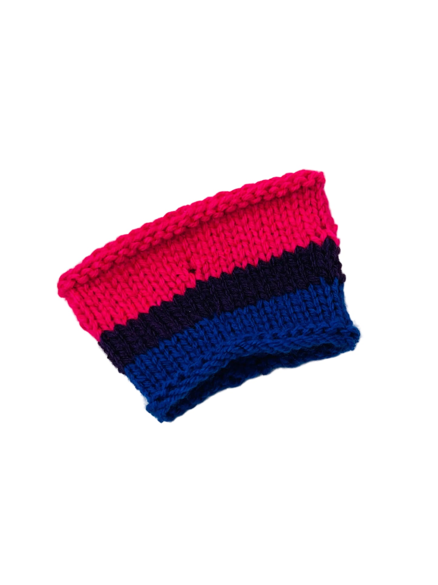 Hand Knitted Pride Cup Sleeve