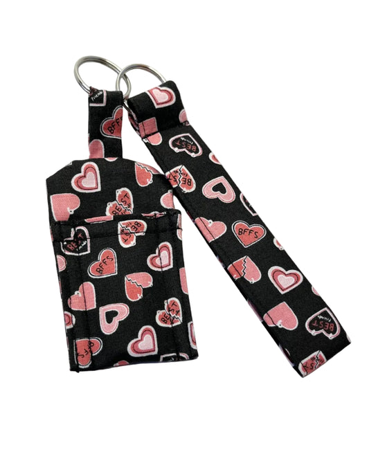 Galentines Wristlet Lanyard and Lip Balm Holder Gift Set!