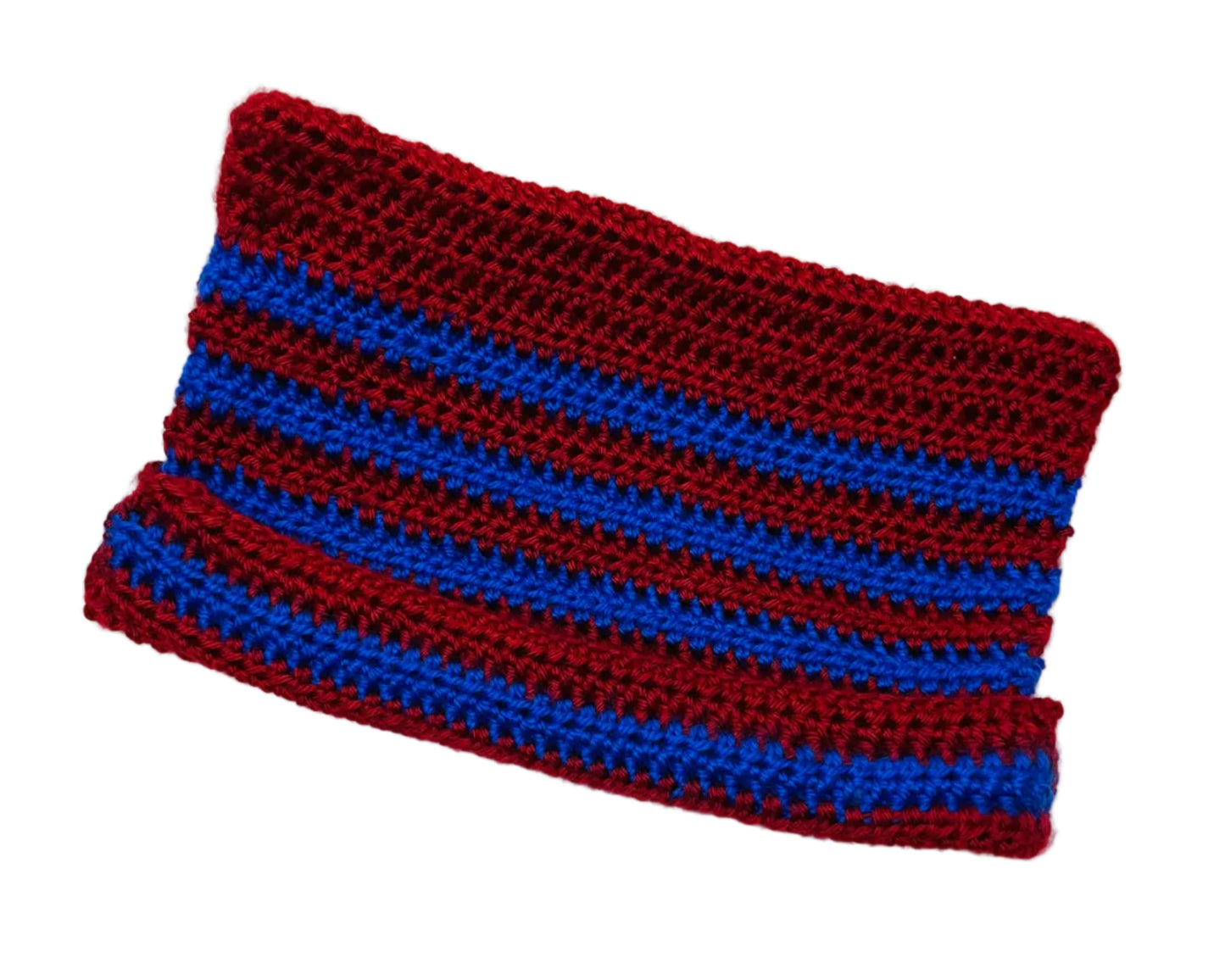 Square Top Cat Eared Crocheted Hat
