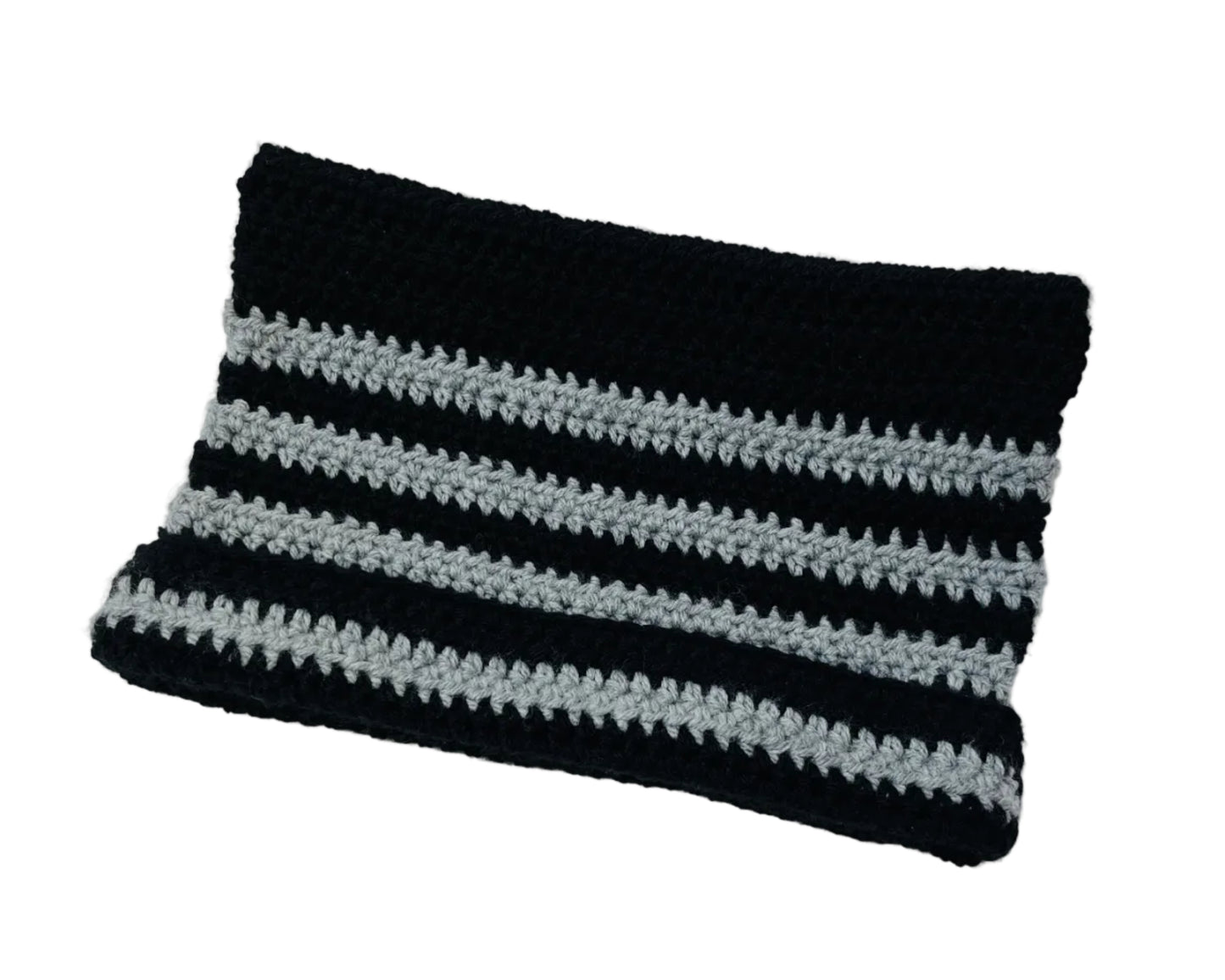 Square Top Cat Eared Crocheted Hat