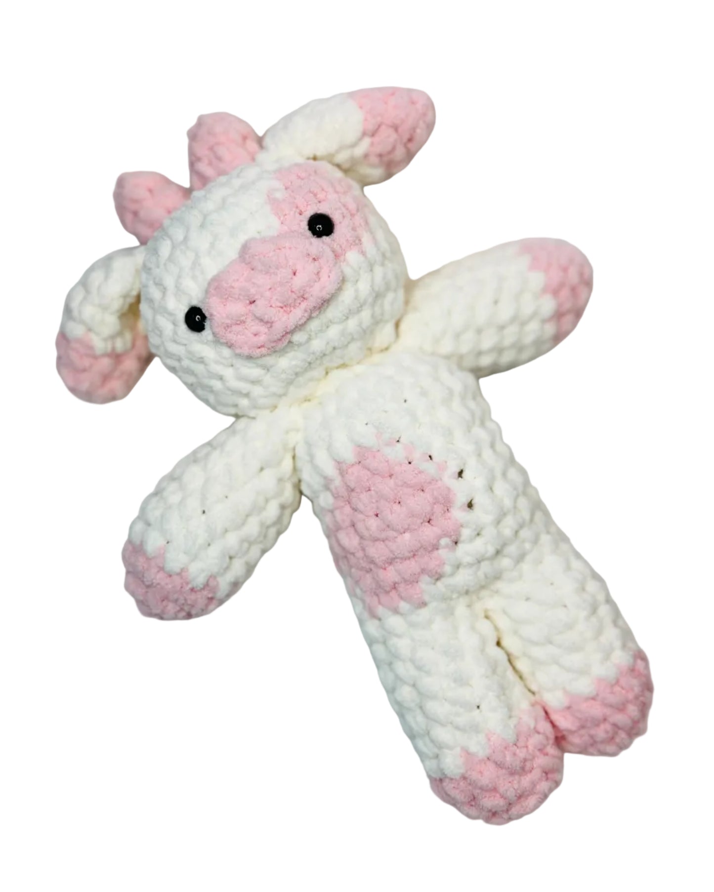 Amigurumi Strawberry Cow Plush